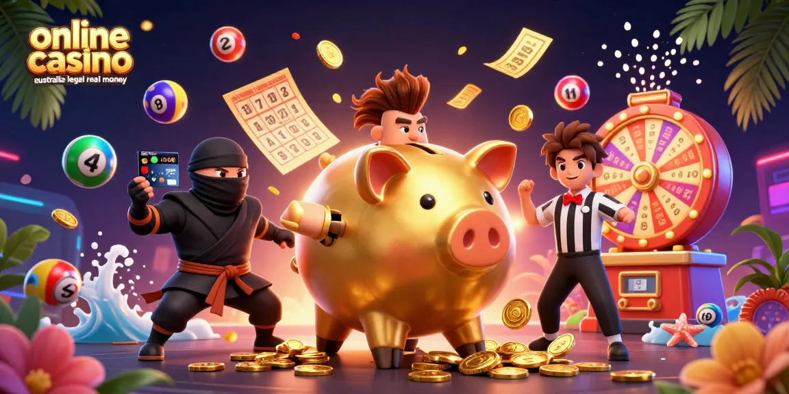 Experience the thrill at an online casino Australia legal real money with vibrant 3D gaming elements.